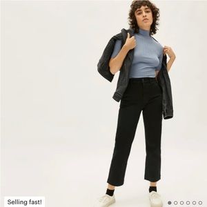 Everlane straight leg crop pants